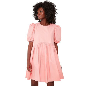 Tuckernuck x Hyacinth House Coral Allie Cotton Mini Babydoll Dress Women's Sz S
